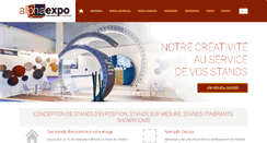 Desktop Screenshot of alphaexpo.fr
